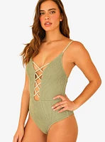 Dippin' Daisy's Bliss Swim One Piece Retreat Olive