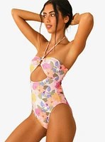 Dippin' Daisy's Wave Rider Swim One Piece Zen Garden Floral