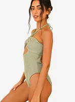 Dippin' Daisy's Wave Rider Swim One Piece Retreat Olive