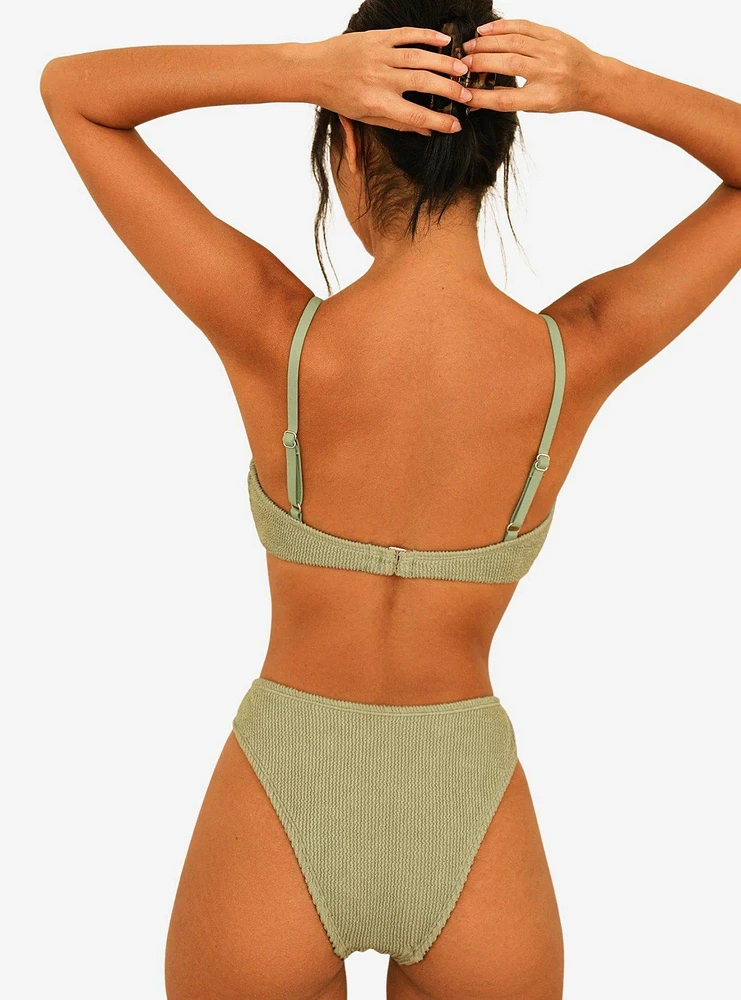 Dippin' Daisy's Zen Swim Top Retreat Olive