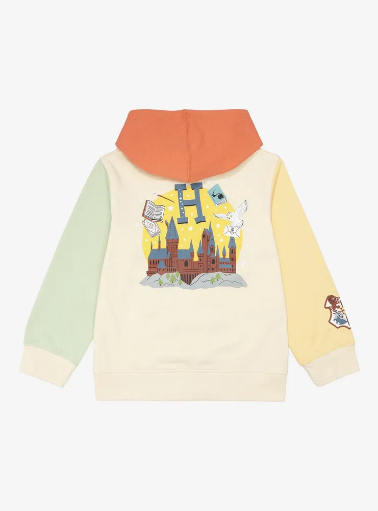 Harry Potter Hogwarts Color Block Youth Hoodie - BoxLunch Exclusive