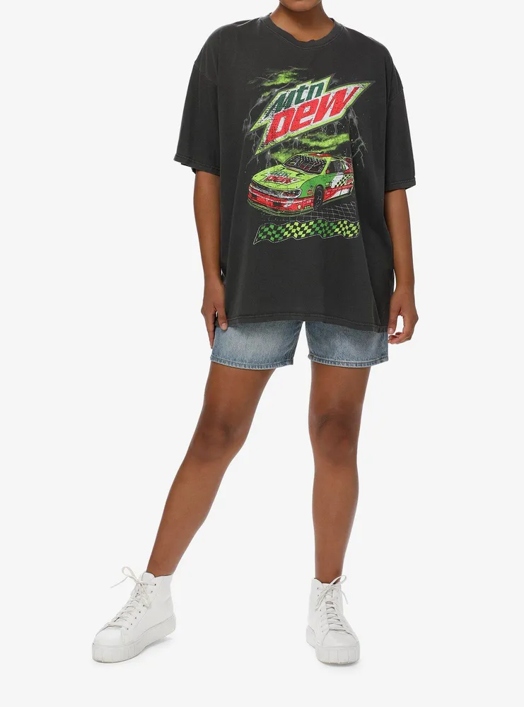 Mountain Dew Racecar Girls Oversized T-Shirt