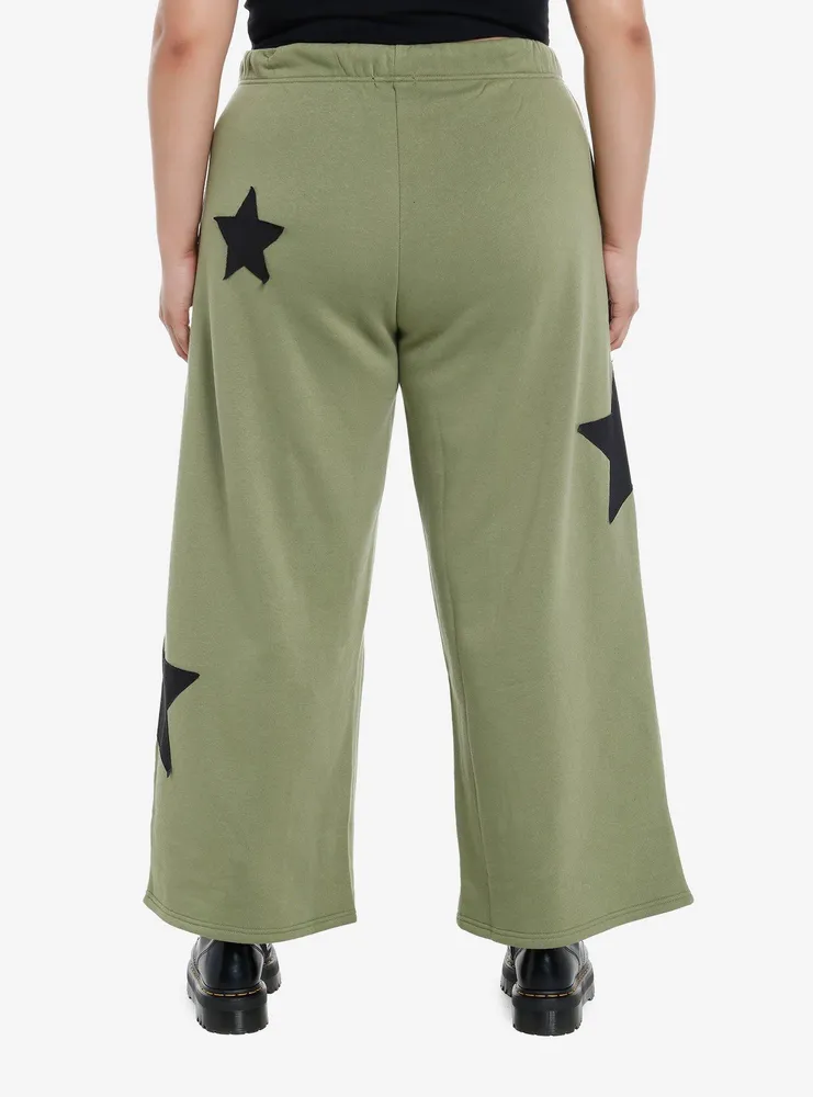 Social Collision Star Patch Girls Lounge Pants Plus