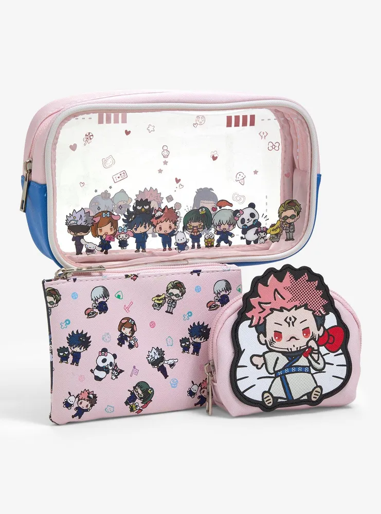 Jujutsu Kaisen x Hello Kitty & Friends Characters Cosmetic Bag Set - BoxLunch Exclusive