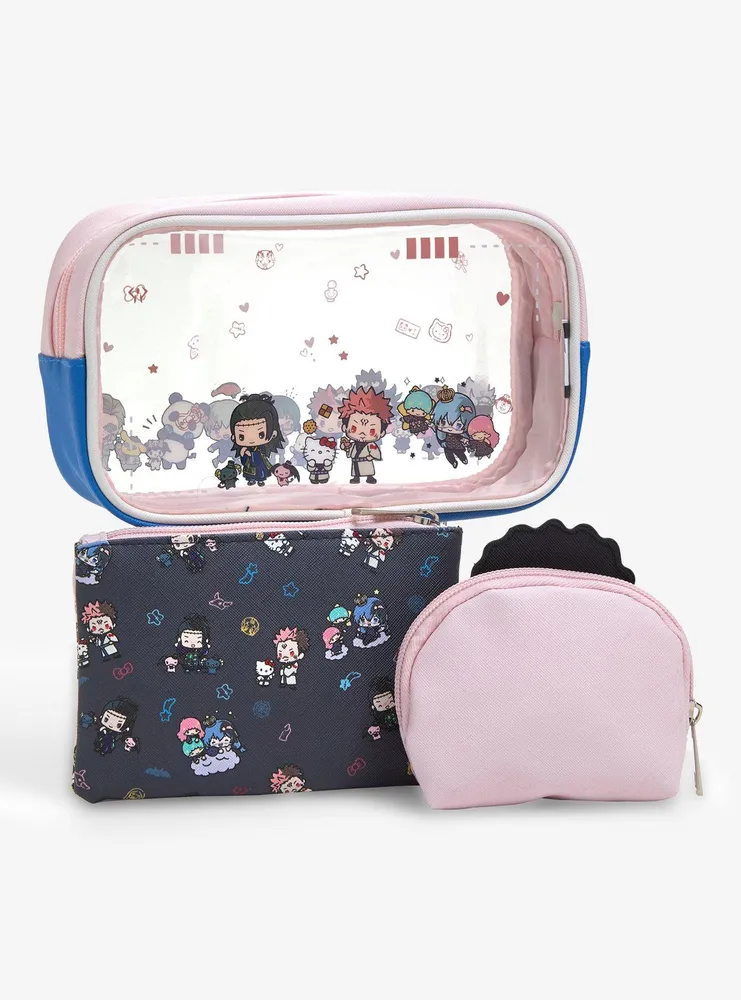 Jujutsu Kaisen x Hello Kitty & Friends Characters Cosmetic Bag Set - BoxLunch Exclusive