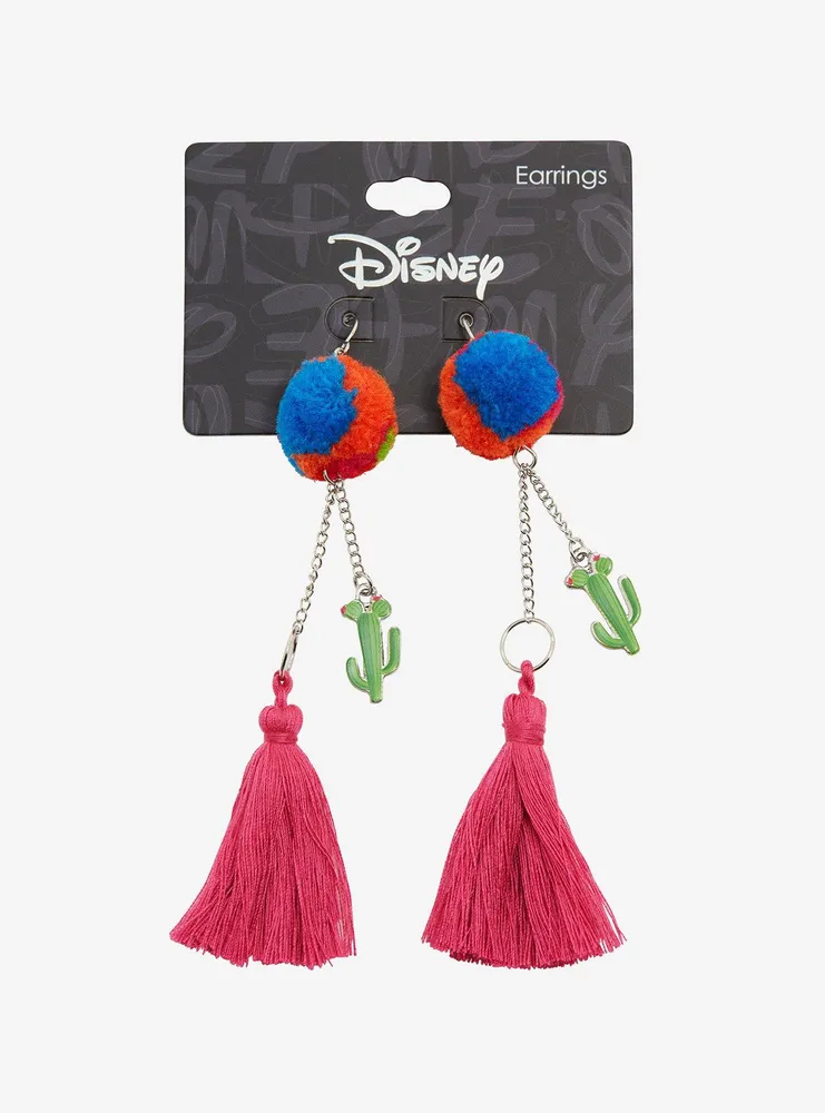 Disney Mickey Mouse Cactus Pom Pom Earrings - BoxLunch Exclusive