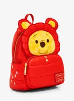 Loungefly Disney Winnie The Pooh Puffer Jacket Mini Backpack