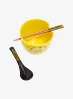 Pokémon Pikachu Ramen Bowl with Chopsticks and Spoon