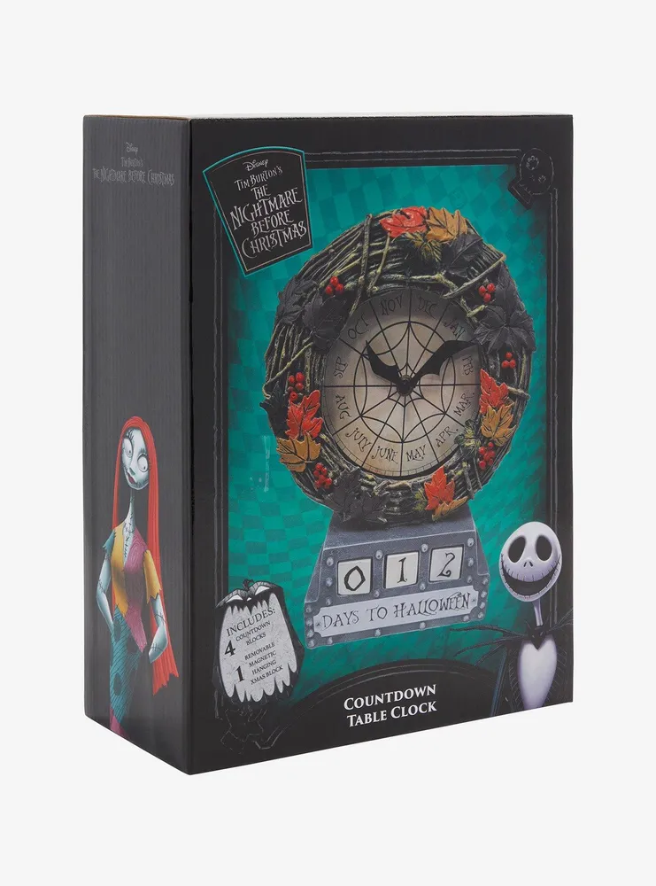 Disney The Nightmare Before Christmas Countdown Table Clock