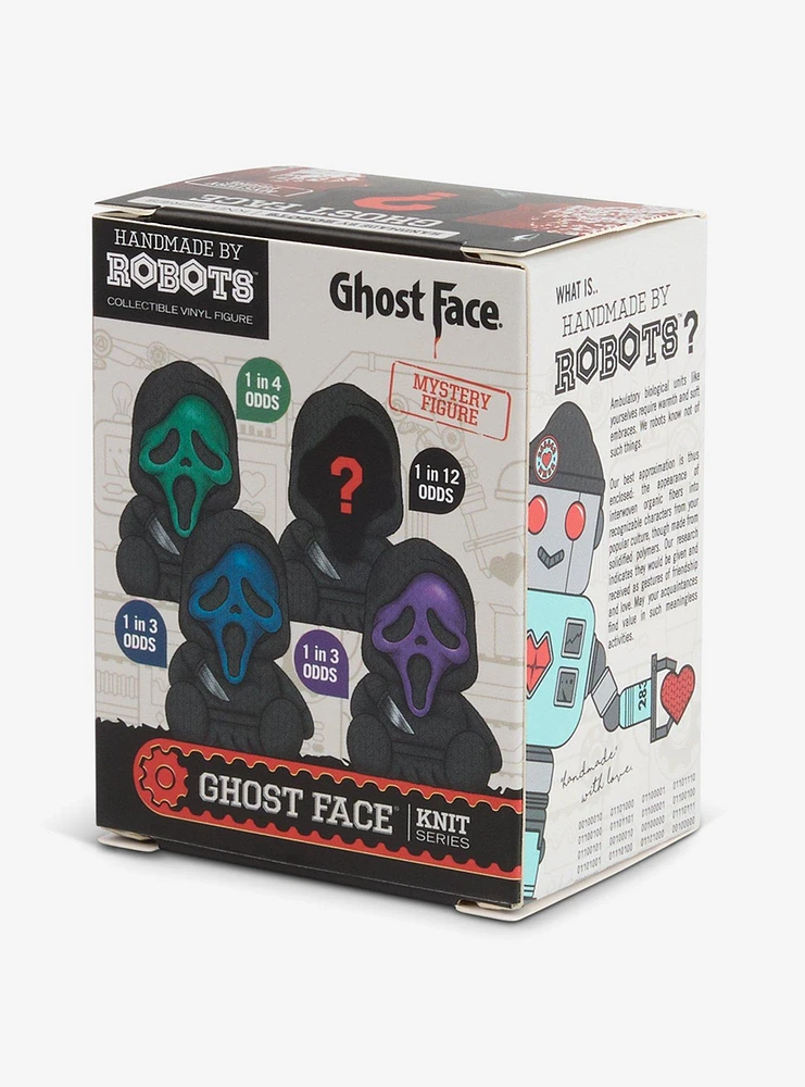 Handmade By Robots Scream Knit Series Ghost Face Blind Box Micro Vinyl Figure