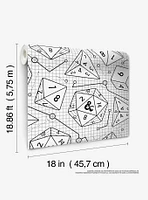 Dungeons & Dragons Peel & Stick Wallpaper White