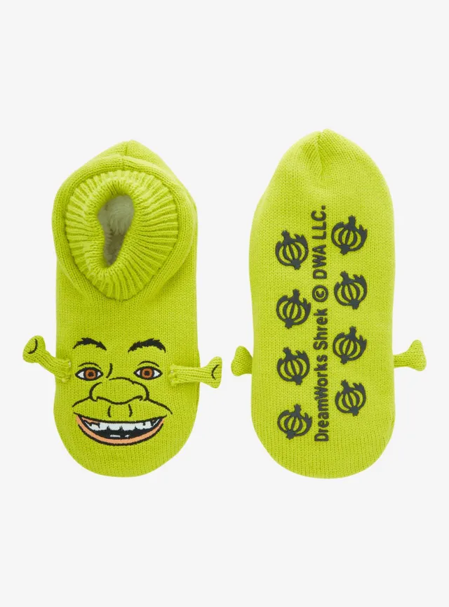 Boxlunch Shrek Portrait Figural Slipper Socks - BoxLunch Exclusive