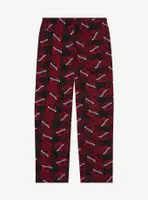 Harry Potter Plaid Gryffindor Allover Print Sleep Pants - BoxLunch Exclusive