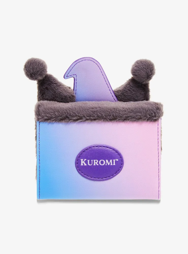 Her Universe Kuromi Witch Fuzzy Mini Wallet