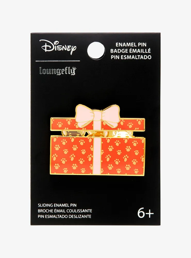 Loungefly Disney The Aristocats Kittens Present Sliding Enamel Pin - BoxLunch Exclusive