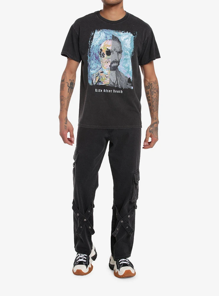 Social Collision® Vincent Van Gogh Life After Death T-Shirt