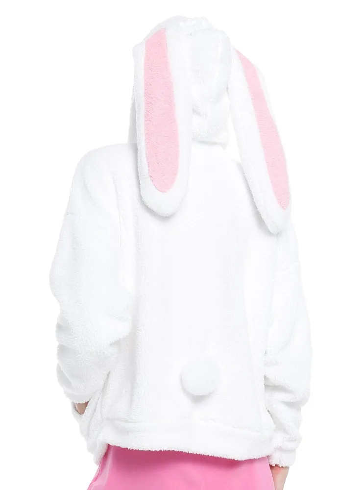 Sweet Society Fuzzy Bunny Girls Hoodie