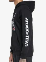 Attack On Titan Nine Titans Panel Hoodie