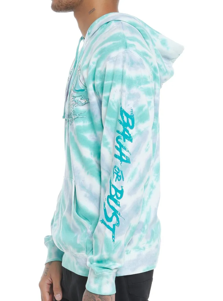 Mountain Dew Baja Blast Tie-Dye Hoodie