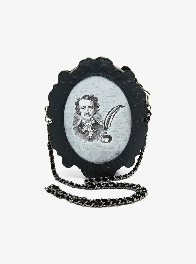 Edgar Allan Poe Cameo Crossbody Bag