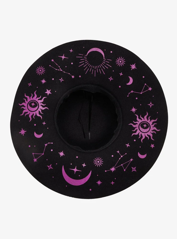 Purple Celestial Floppy Hat