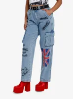 Bratz Pretty 'N' Punk Spray Paint Denim Pants