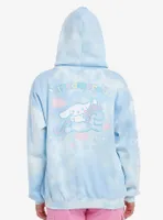 Cinnamoroll Unicorn Blue Tie-Dye Girls Hoodie