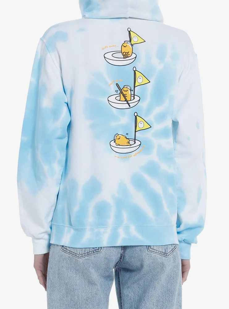 Gudetama Pool Tie-Dye Girls Hoodie