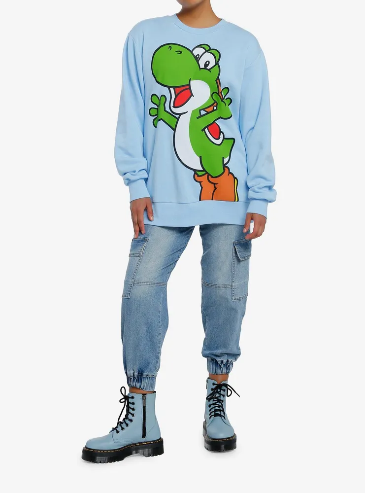 Super Mario Bros. Yoshi Jumbo Graphic Girls Sweatshirt