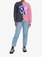 Adventure Time Marceline & Bubblegum Split-Dye Girls Sweatshirt