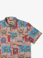 RSVLTS Teenage Mutant Ninja Turtles "Cowabunga Covers" Button-Up Shirt