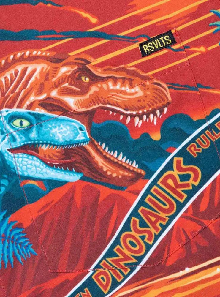 RSVLTS Jurassic Park "Don't Move" Button-Up Shirt