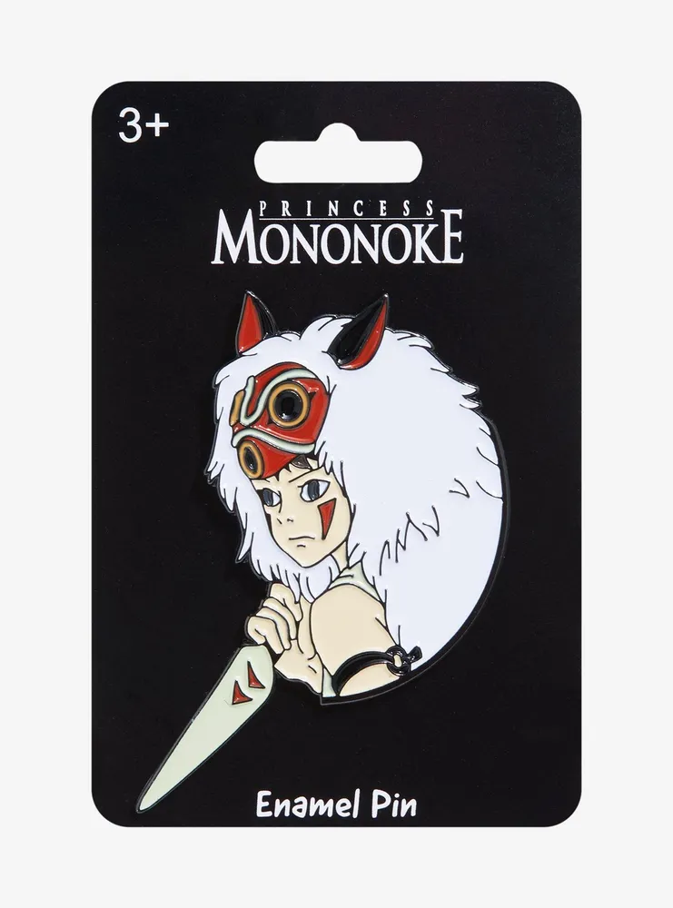 Studio Ghibli Princess Mononoke San with Dagger Enamel Pin - BoxLunch Exclusive