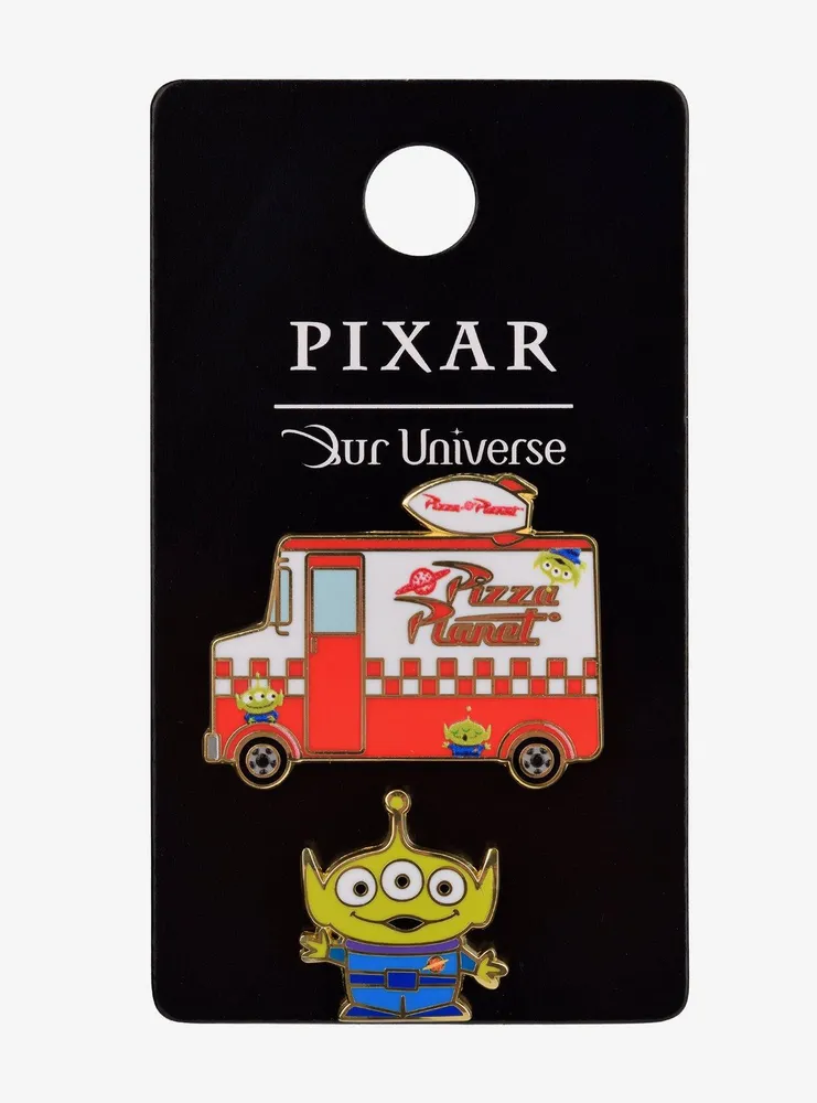 Our Universe Disney Pixar Toy Story Pizza Planet Food Truck & Alien Enamel Pin Set - BoxLunch Exclusive