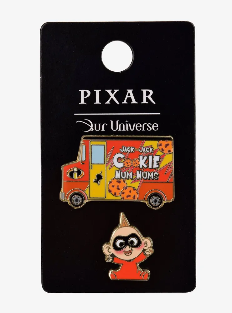 Our Universe Disney Pixar The Incredibles Food Truck & Jack-Jack Enamel Pin Set - BoxLunch Exclusive