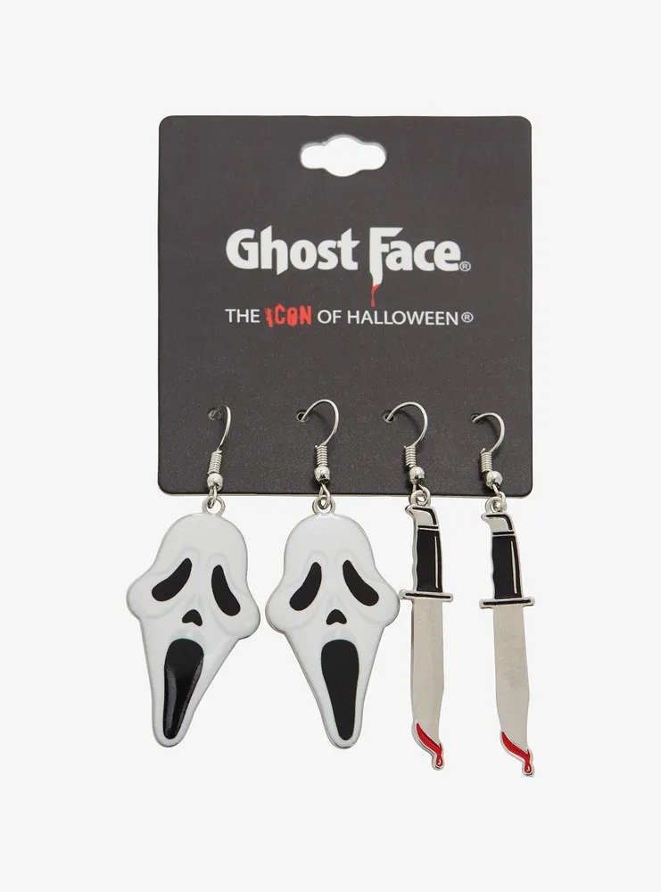 Scream Ghostface Mask & Knife Earring Set - BoxLunch Exclusive