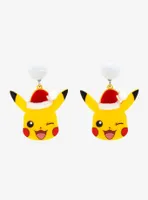 Pokémon Pikachu Santa Hat Earrings - BoxLunch Exclusive