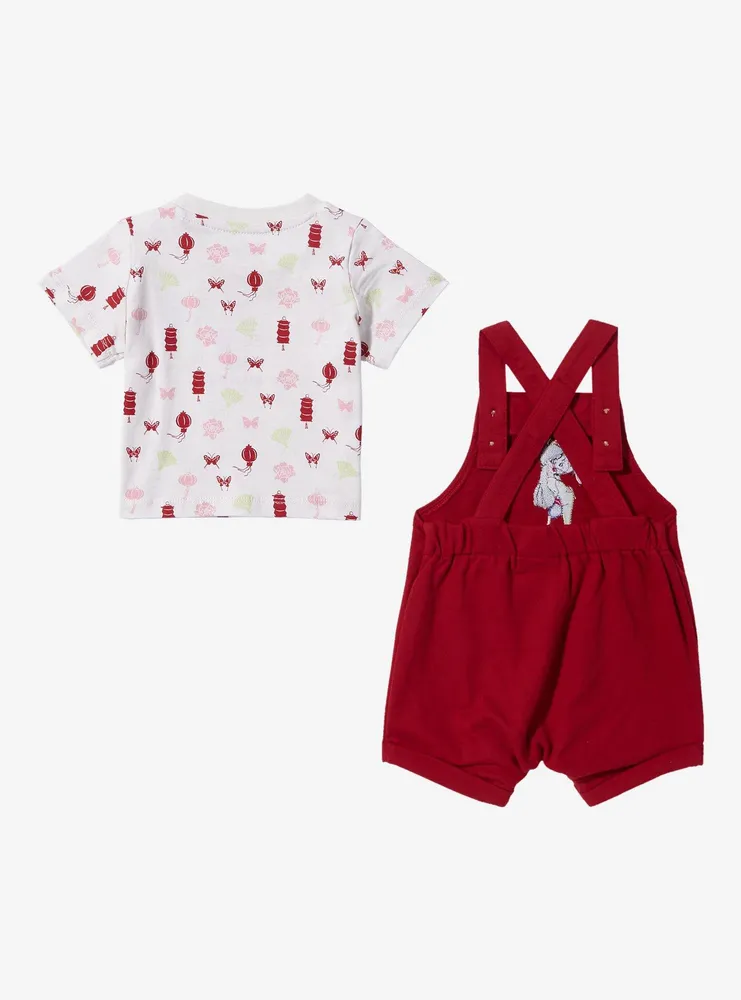 Our Universe Disney Mulan Infant Overall Set - BoxLunch Exclusive
