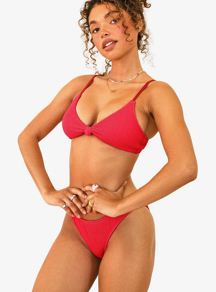 Dippin' Daisy's Nocturnal Swim Bottom Sunset Glow Red