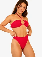 Dippin' Daisy's Amalfi Swim Top Sunset Glow Red