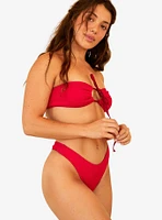 Dippin' Daisy's Amalfi Swim Top Sunset Glow Red