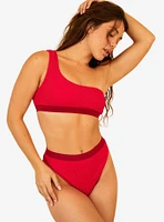 Dippin' Daisy's Ultra Swim Bottom Sunset Glow Red