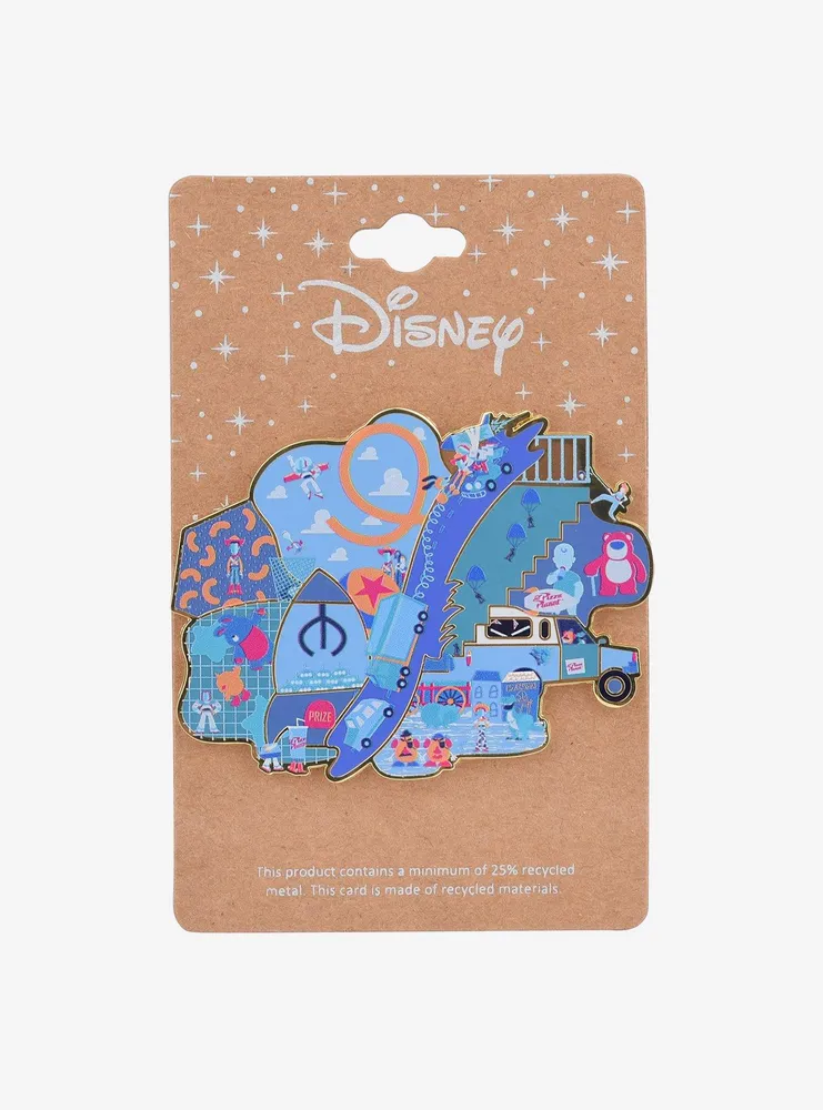 Disney Pixar Toy Story Scenic Collage Enamel Pin - BoxLunch Exclusive