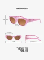 Sanrio My Melody Portrait Rectangle Frame Sunglasses