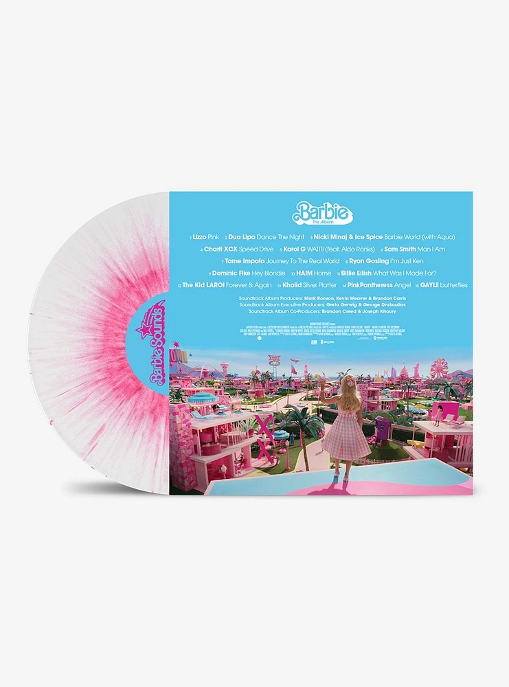 Barbie The Album Soundtrack LP (Pink Bloom) Vinyl Hot Topic Exclusive