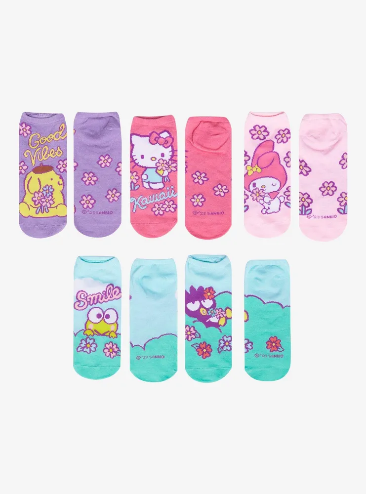 Sanrio Hello Kitty & Friends Floral Portraits Sock Set
