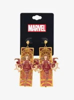 Marvel Scarlet Witch Portrait Statement Earrings — BoxLunch Exclusive