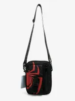 Marvel Spider-Man Miles Morales Black and Red Crossbody Bag - BoxLunch Exclusive