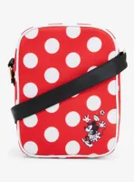 Loungefly Disney Minnie Mouse Black and Red Polka Dot Crossbody Bag