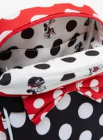 Loungefly Disney Minnie Mouse Black and Red Polka Dot Crossbody Bag